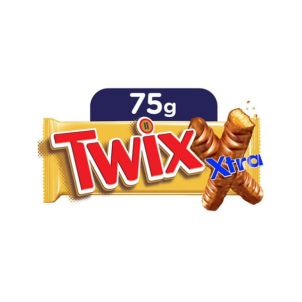 Twix Extra Chocolate Bar 75 Gm