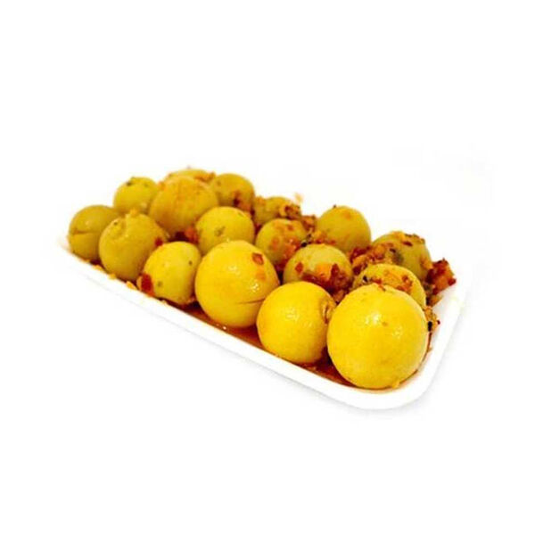 Lemon With Saffron Pickle