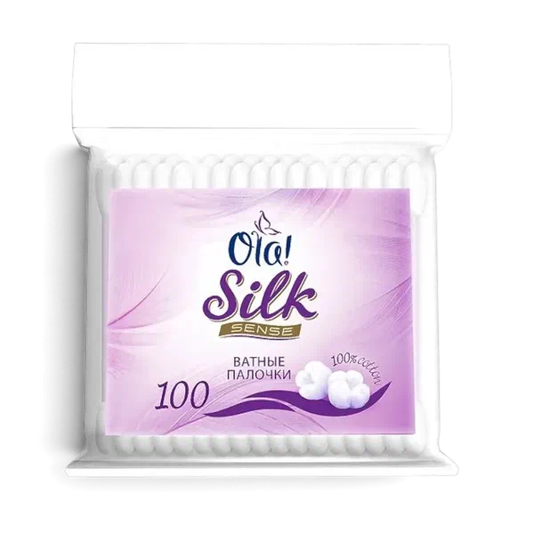Палочки ватн Ola! Silk Sense полиэт упак 100шт