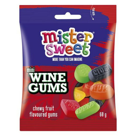Mister Sweets Wine Gums 60g