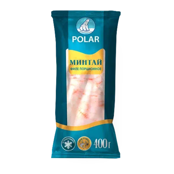 Рыба Polar филе минтая порционное 400г РЦ