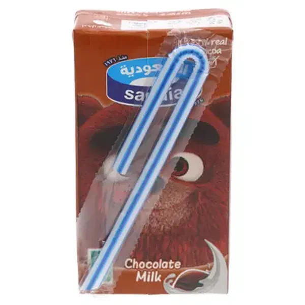 SAUDIA CHOCOLATE FLAVORED LONG LIFE MILK SINGLE SERVE 125ML