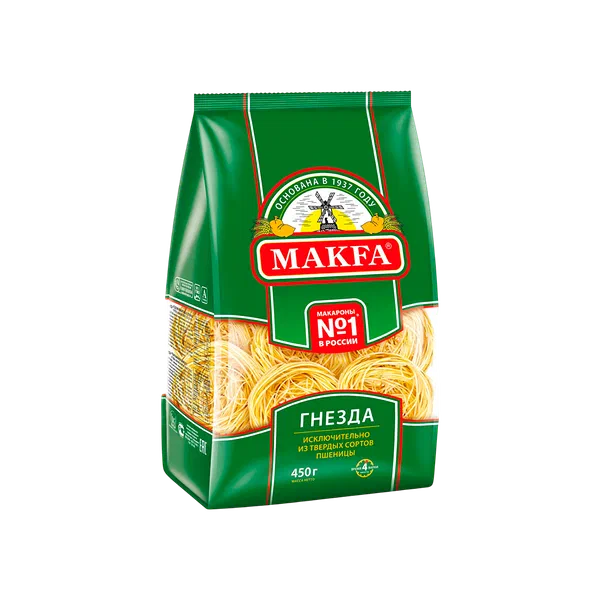 Макароны Макфа Капеллини гнезда 450г