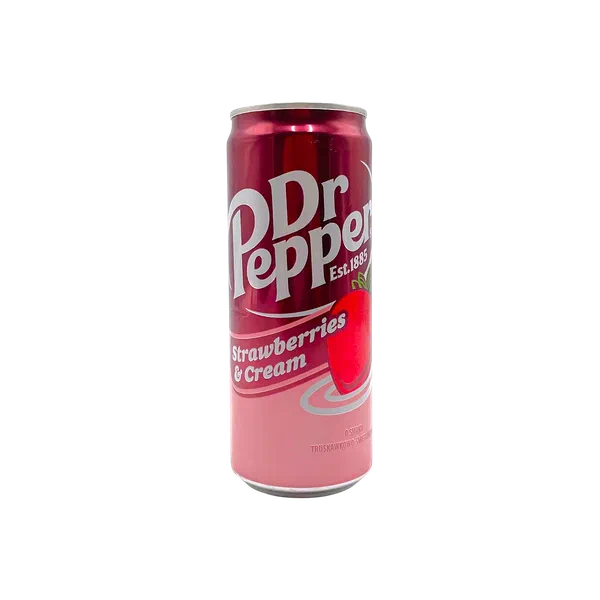 Напиток Dr Pepper Strawberries&Cream газ 0,33л ж/б Польша 24