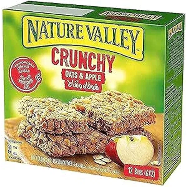 NATURE VALLEY CRUNCHY OATS AND APPLE GRANOLA BARS 5-PACK
