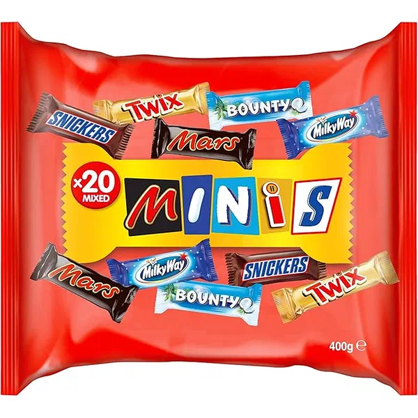 BEST OF OUR MINIS 400G - BEST OF MARS MINIS ASSORTED PACK