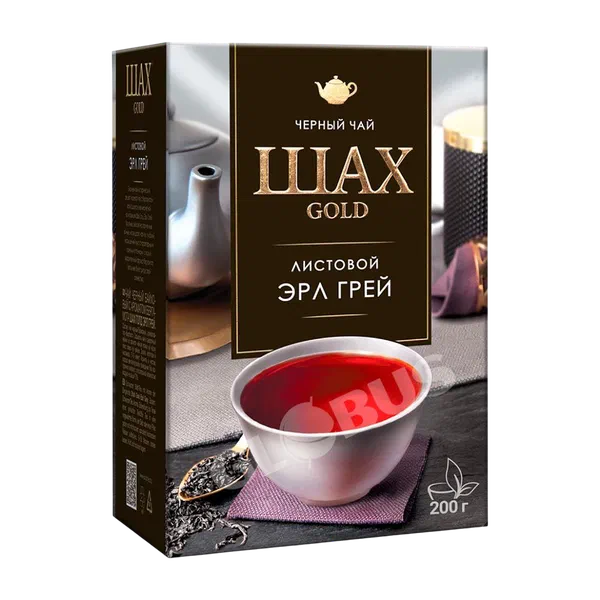 Чай Шах Gold Эрл грей лист 200г