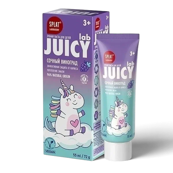 Паста зубн Splat Juicy Lab виноград 3+ 35мл