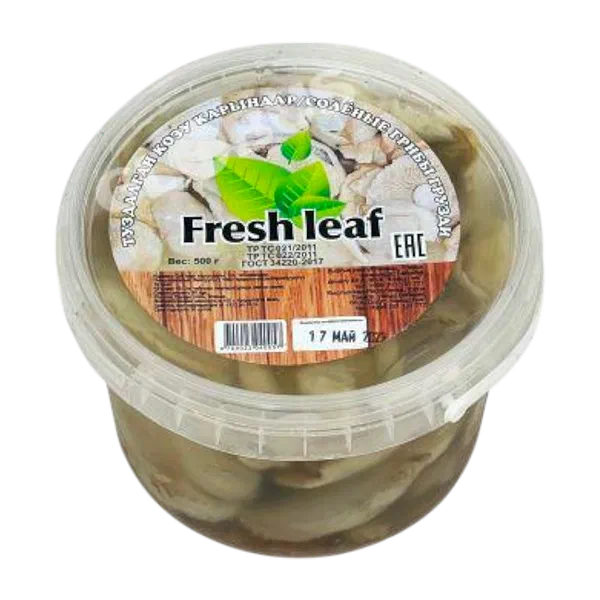 Fresh Leaf грузди туздалган козу карын 500г п/б