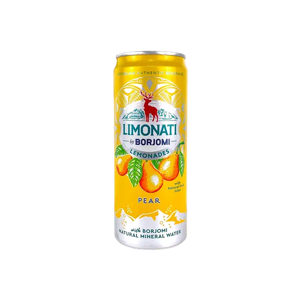 Borjomi Limonati Груша газ лимонады 0,33л ж/б