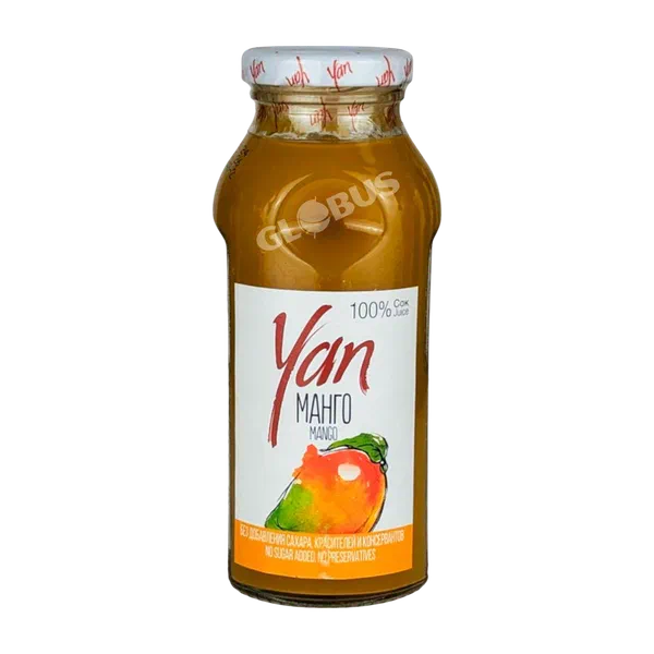Сок YAN манго 0,25л ст/б Армения 12