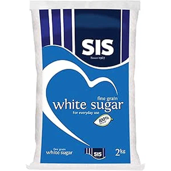 SIS SUPER FINE GRAIN PURE WHITE SUGAR 2KG PACK