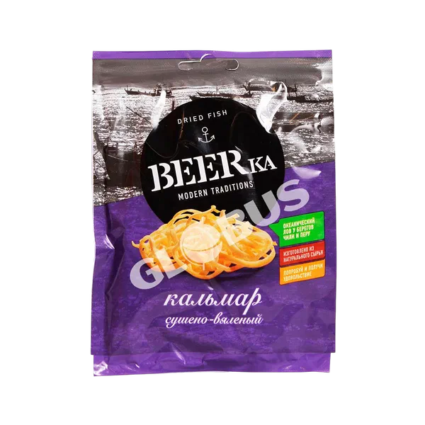 Beerka Кальмар кургатылган даамдары 18г п/п