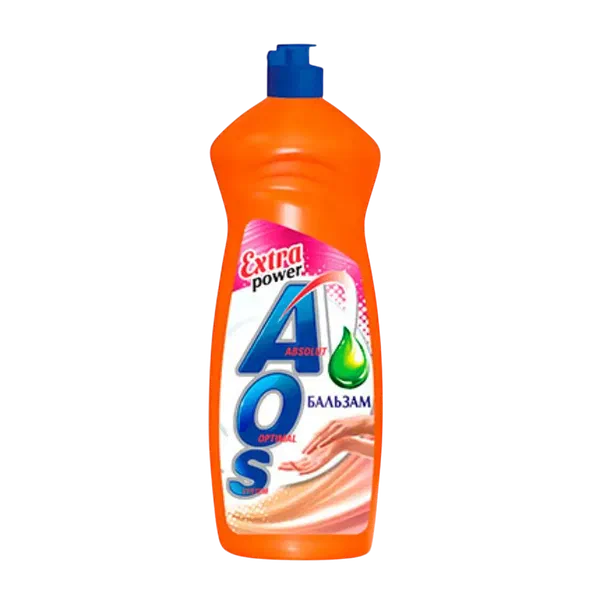 Средство д/мытья посуды AOS бальзам Extra Power 900мл