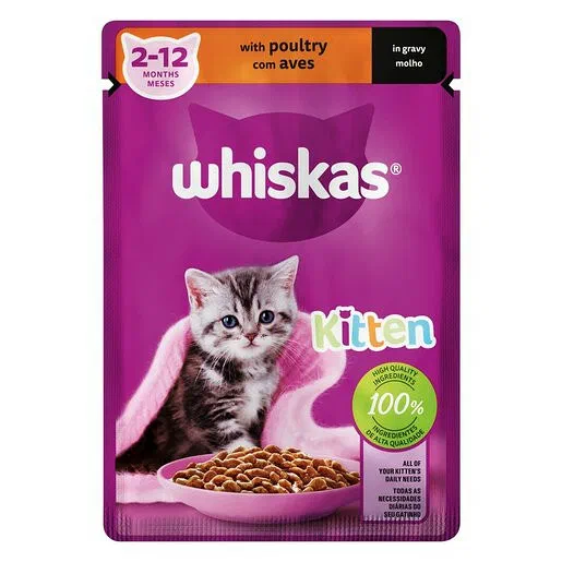 Whiskas Gravy Kitten Poultry 85g