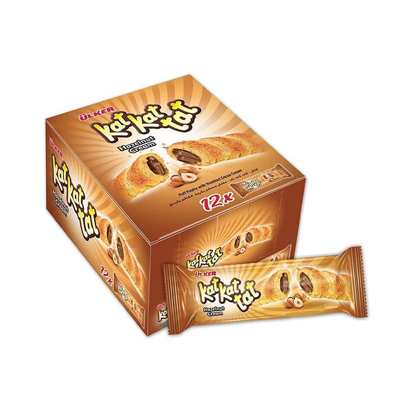 Ulker Kat Kat Tat Hazelnut 24G X12