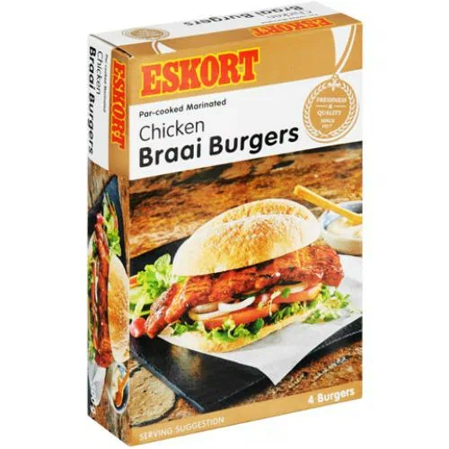 Eskort Chicken Braai Burger 500g