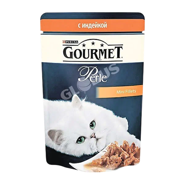 Корм д/ кошек Gourmet Перл индейка в соусе 75г