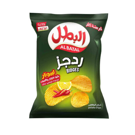 Al Batal Ridges Hot Shatta Limon 155Gm