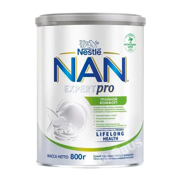 Смесь дет. Nan тройной комфорт 800г Nestle