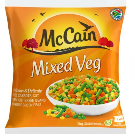 McCain Frozen Mixed Vegetables 1kg