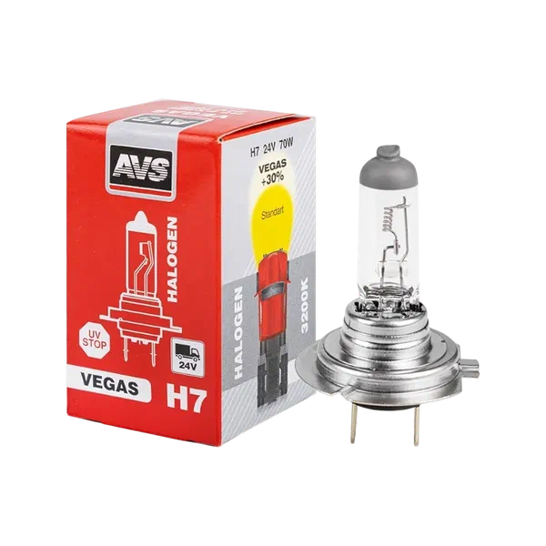 AVS Vegas 12V 55W H7 A78483S авто унаа галоген  лампасы