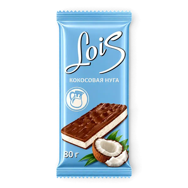 Шоколад Lois с кокос нугой 80г Невский Кондитер