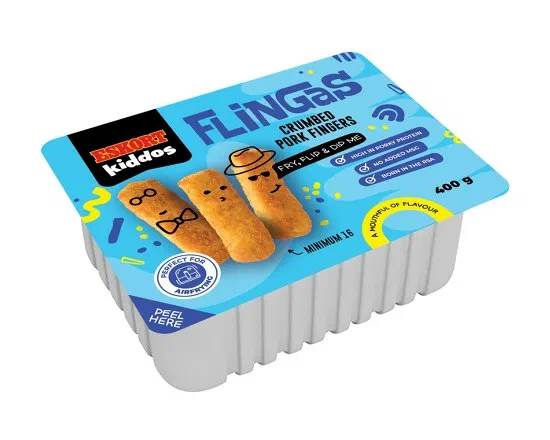 Eskort Flingas Crumbed Pork Fingers (Frozen)