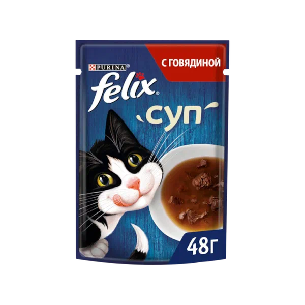 Felix суп говядина мышык азыгы 48г