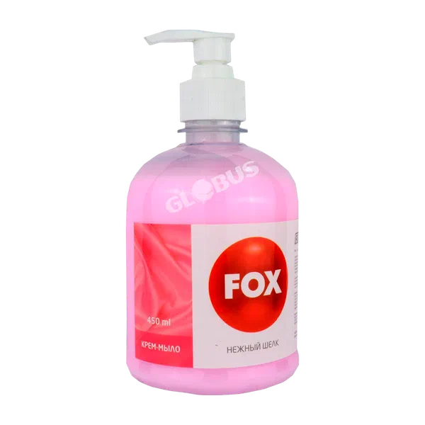 Fox суюк самын-крем нежный шелк 450мл