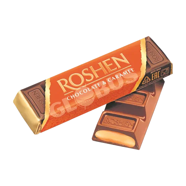 Батончик Roshen молочно-шоколадный карамель 40г
