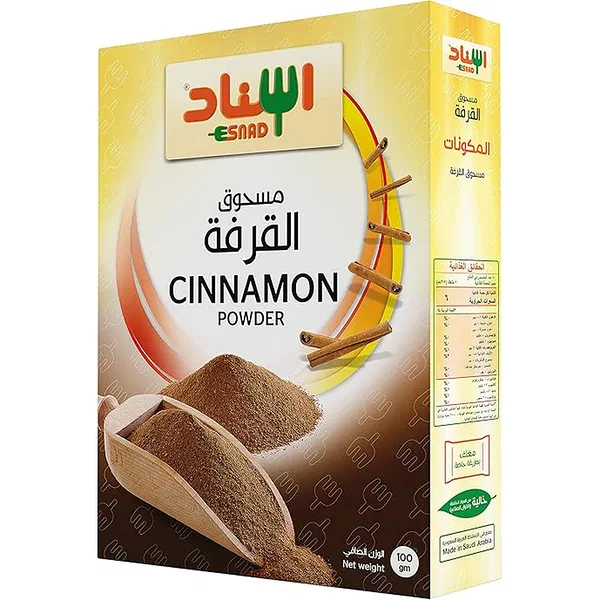 ESNAD PURE GROUND CINNAMON POWDER TRADITIONAL AROMATIC 100G