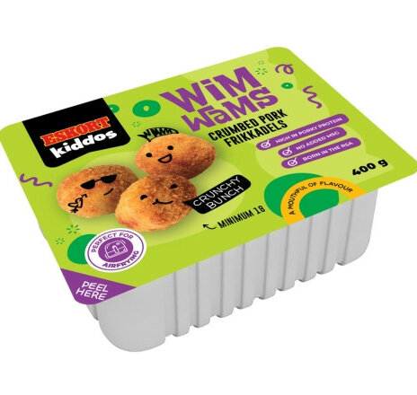 Eskort Whim Whams Crumbed Pork Frikkadels (Frozen)