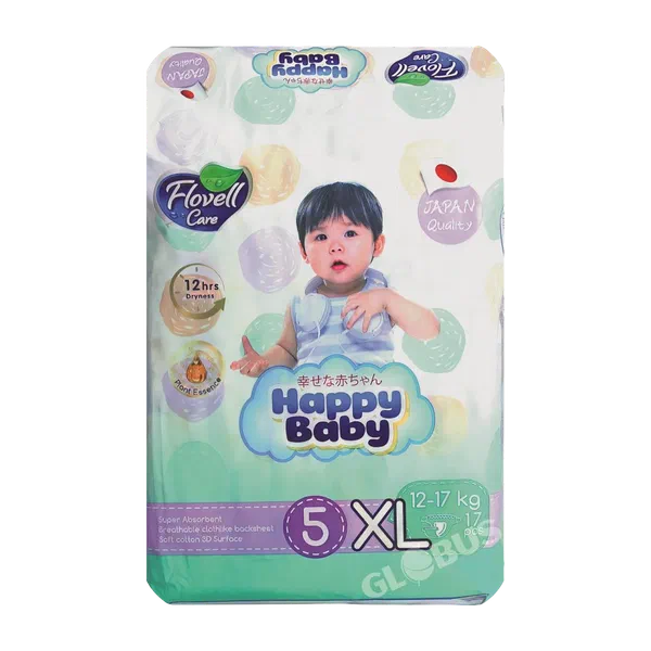 Подгузники детск Flovell Happy ECO 5 XL 17шт