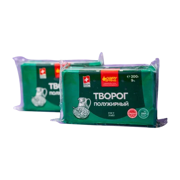 Творог Dairy Spring 9% 200г