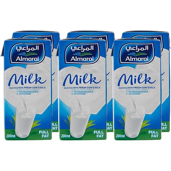 ALMARAI LONG LIFE FULL FAT MILK MEGA VALUE SET 12X1 LITER