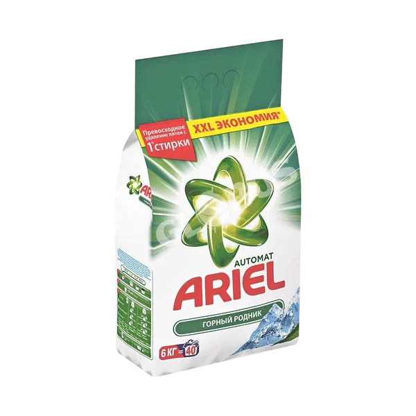 Порошок стир P&G Ariel горн родник авт 6кг