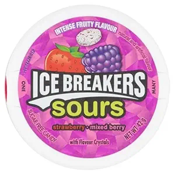 ICE BREAKERS MIXD BERIES 42G - MIXED BERRIES ICE BREAKERS CANDY