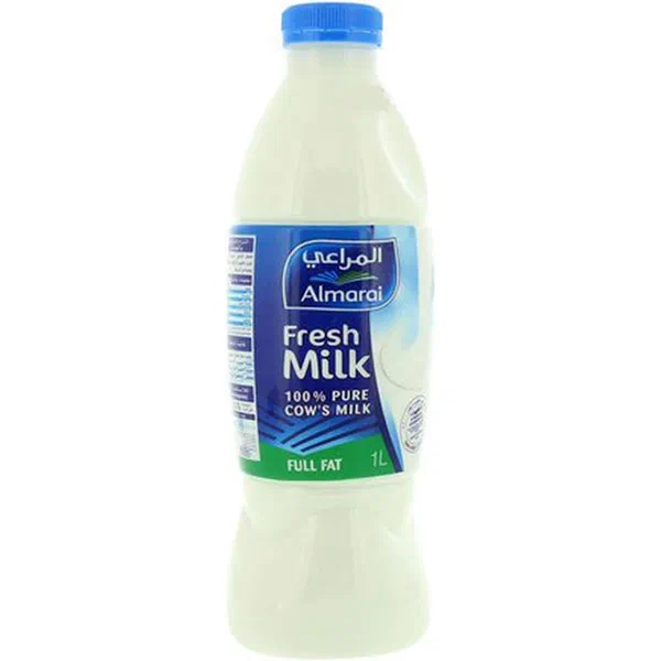 ALMARAI FRESH FULL FAT MILK PLASTIC BOTTLE 1 LITER