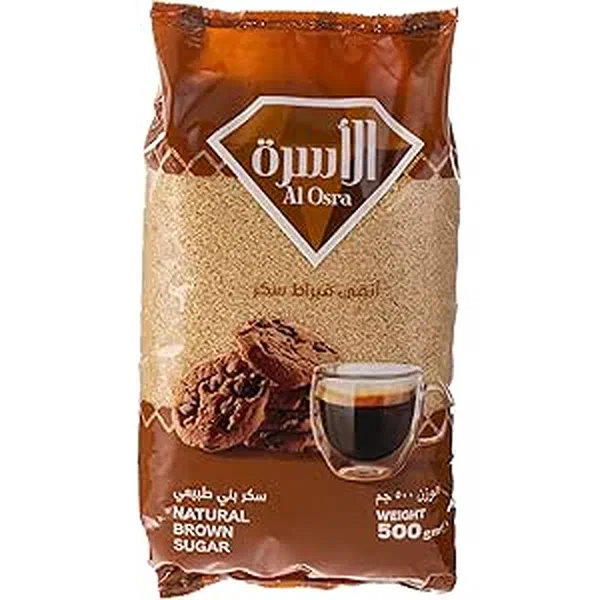 AL OSRA FINE GRAIN NATURAL BROWN SUGAR 500G POUCH
