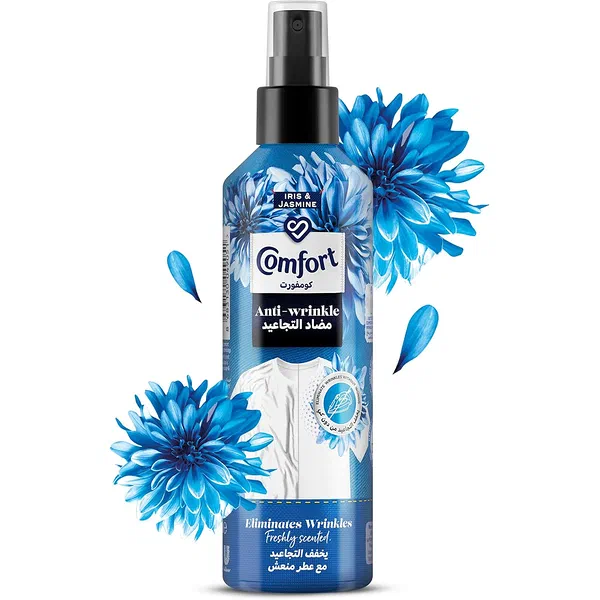 COMFORT BLUE ANTI-WRINKLE FABRIC IRONING SPRAY 200ML