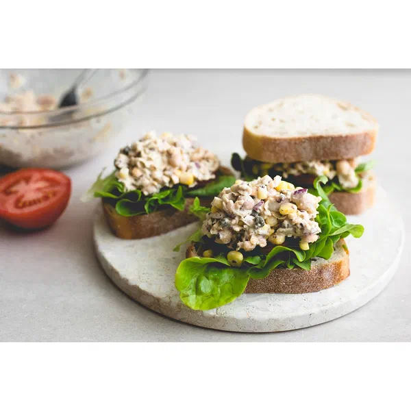 FRESH TUNA VEGGIE SANDWICH HEALTHY