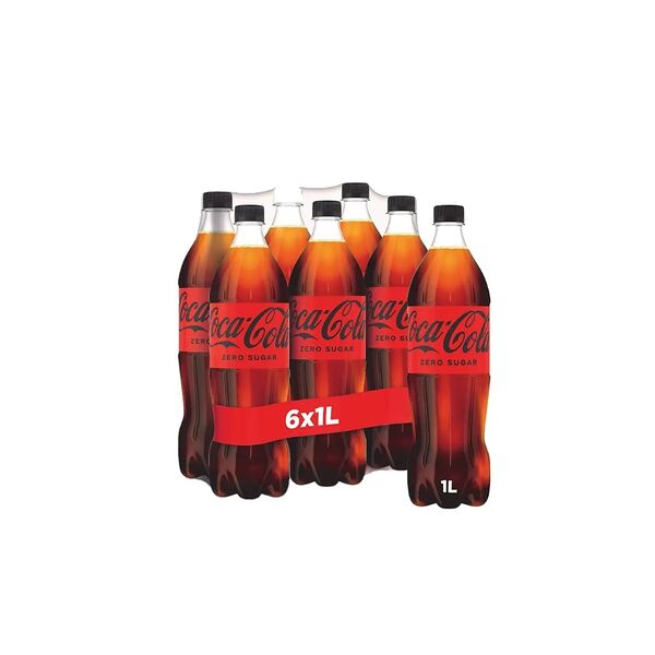 Coca Cola Zero Sugar Pet 1L  X 6