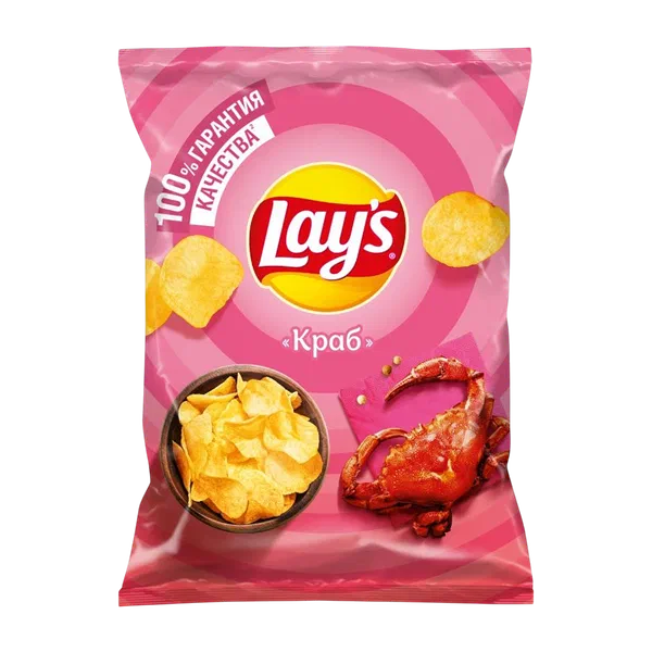 Lay's Краб чипсылары 37г п/п