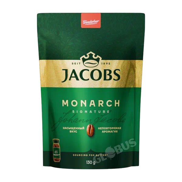 Кофе Jacobs Monarch раств 130г д/п