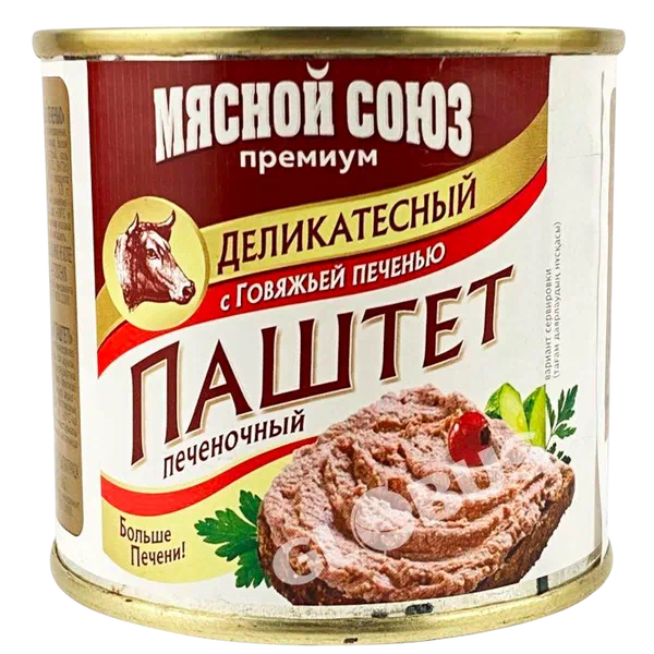 Мясной Союз деликатес уй боор эти паштети 240г