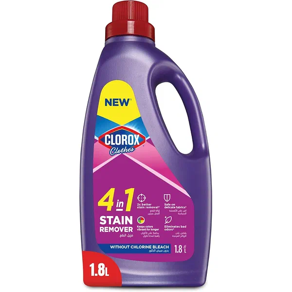 CLOROX CLOTHES ORIGINAL BLEACH-FREE STAIN REMOVER GEL 1.8L