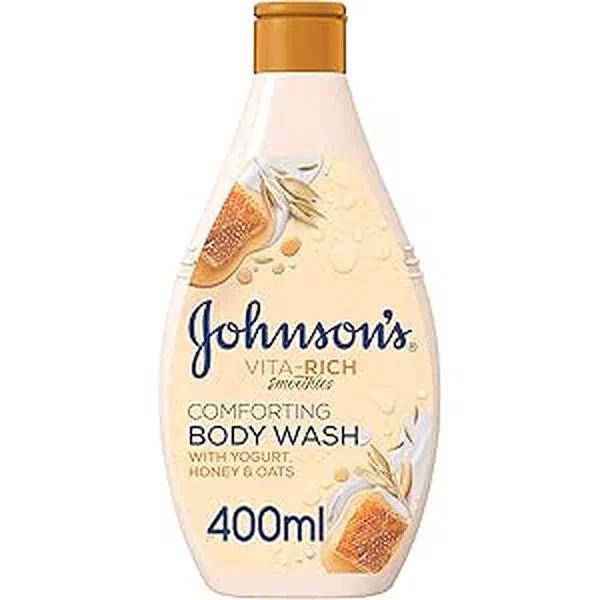 JOHNSON’S HONEY AND OATS NOURISHING BODY WASH 400ML