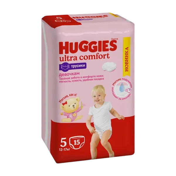 Трусики детск Huggies 5 д/дев 15шт
