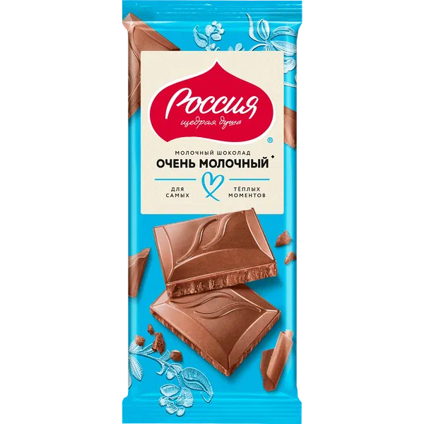 Россия суттуу шоколады 75г